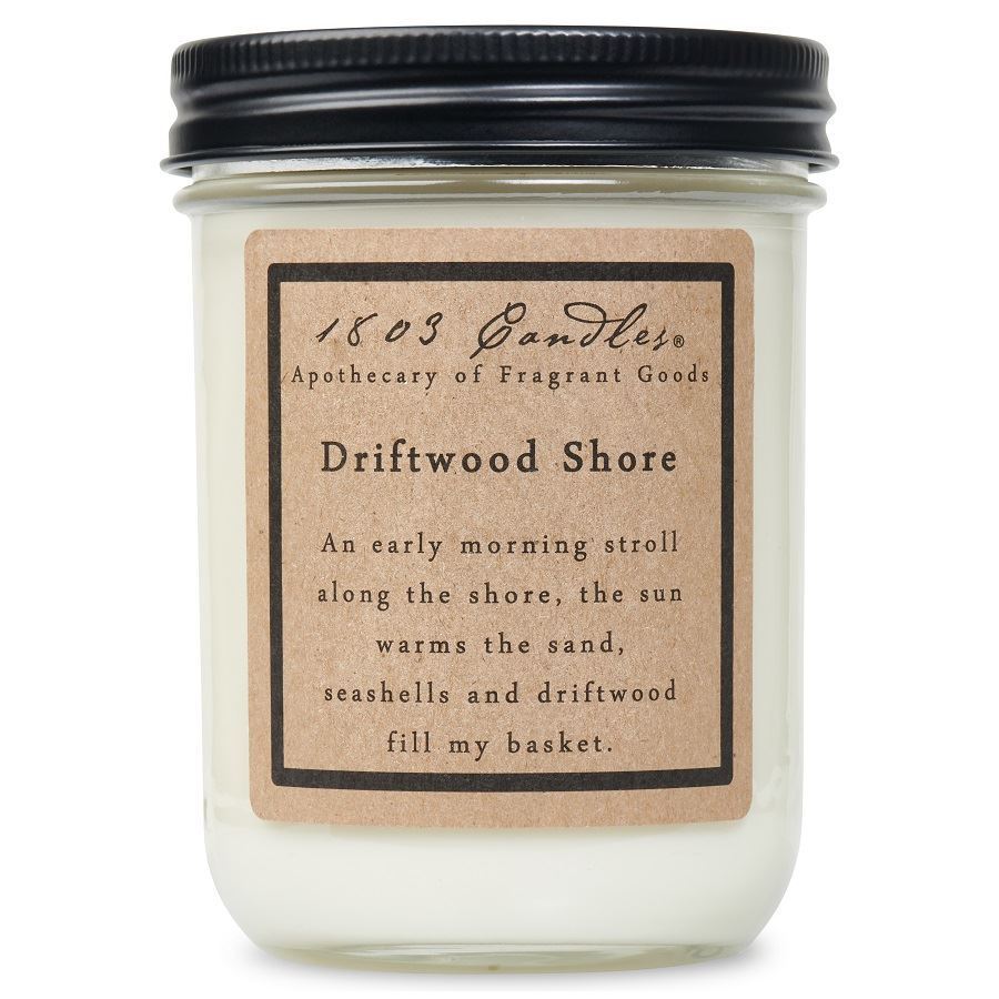 1803 Candle - Driftwood Shore 14 oz. Glass Jar