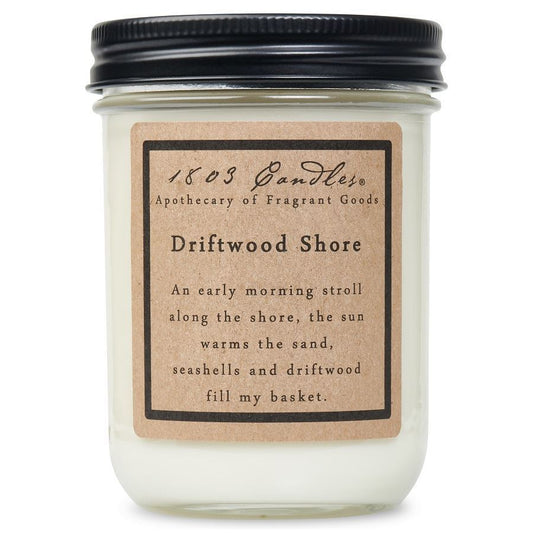 1803 Candle - Driftwood Shore 14 oz. Glass Jar