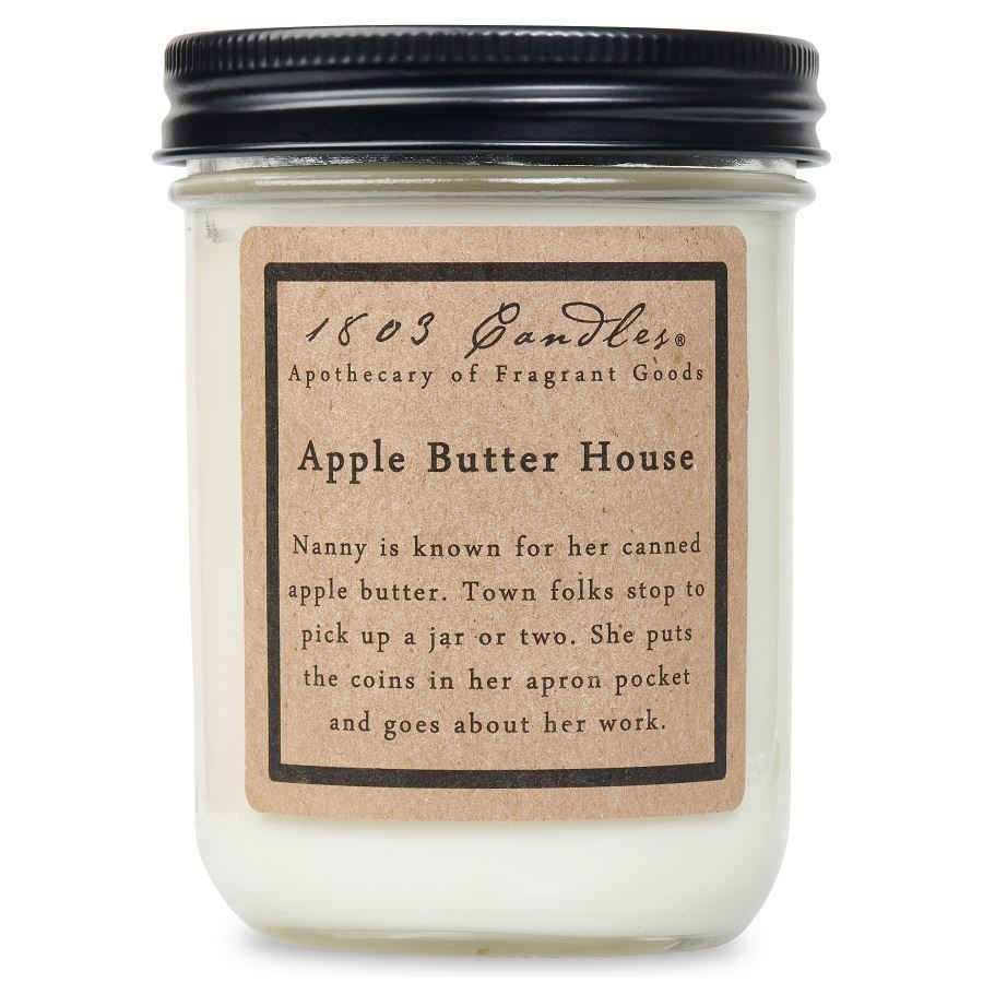 1803 Candle - Apple Butter House - 14 oz. Glass Jar