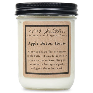 1803 Candle - Apple Butter House - 14 oz. Glass Jar