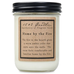 1803 Candle - Home By The Fire - 14 oz. Glass Jar