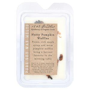 1803 Wax Melters - 4 oz. Pure Soy Wax - Nutty Pumpkin Waffles