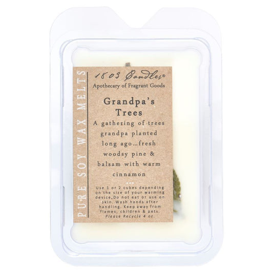 1803 Wax Melters - Grandpa's Trees - 4 oz. Pure Soy Wax