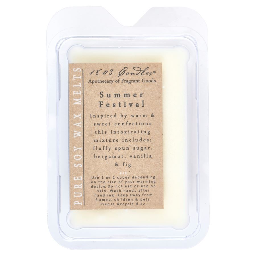 1803 Wax Melters - 4 oz. Pure Soy Wax - Summer Festival