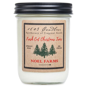 1803 Candle - Fresh Cut Trees - 14 oz. Glass Jar