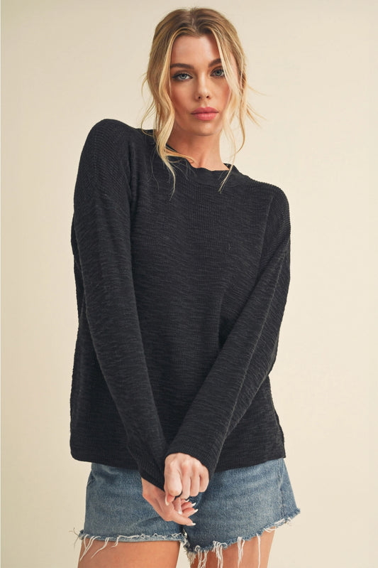 Rayla Knit Sweater - Black