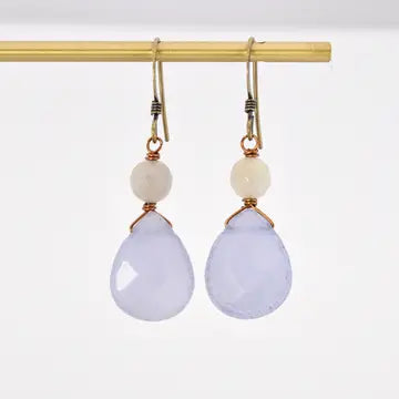 Lilac Gray Earrings