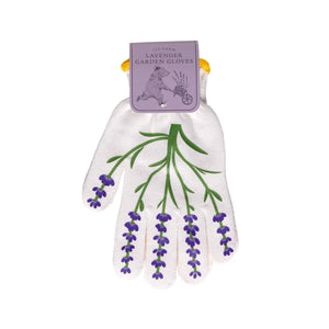 Lavender Garden Gloves – Cotton with Lavender Print