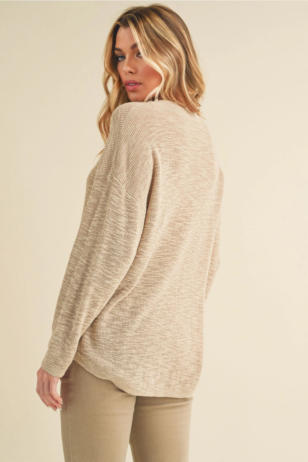 Rayla Knit Sweater - Oatmeal