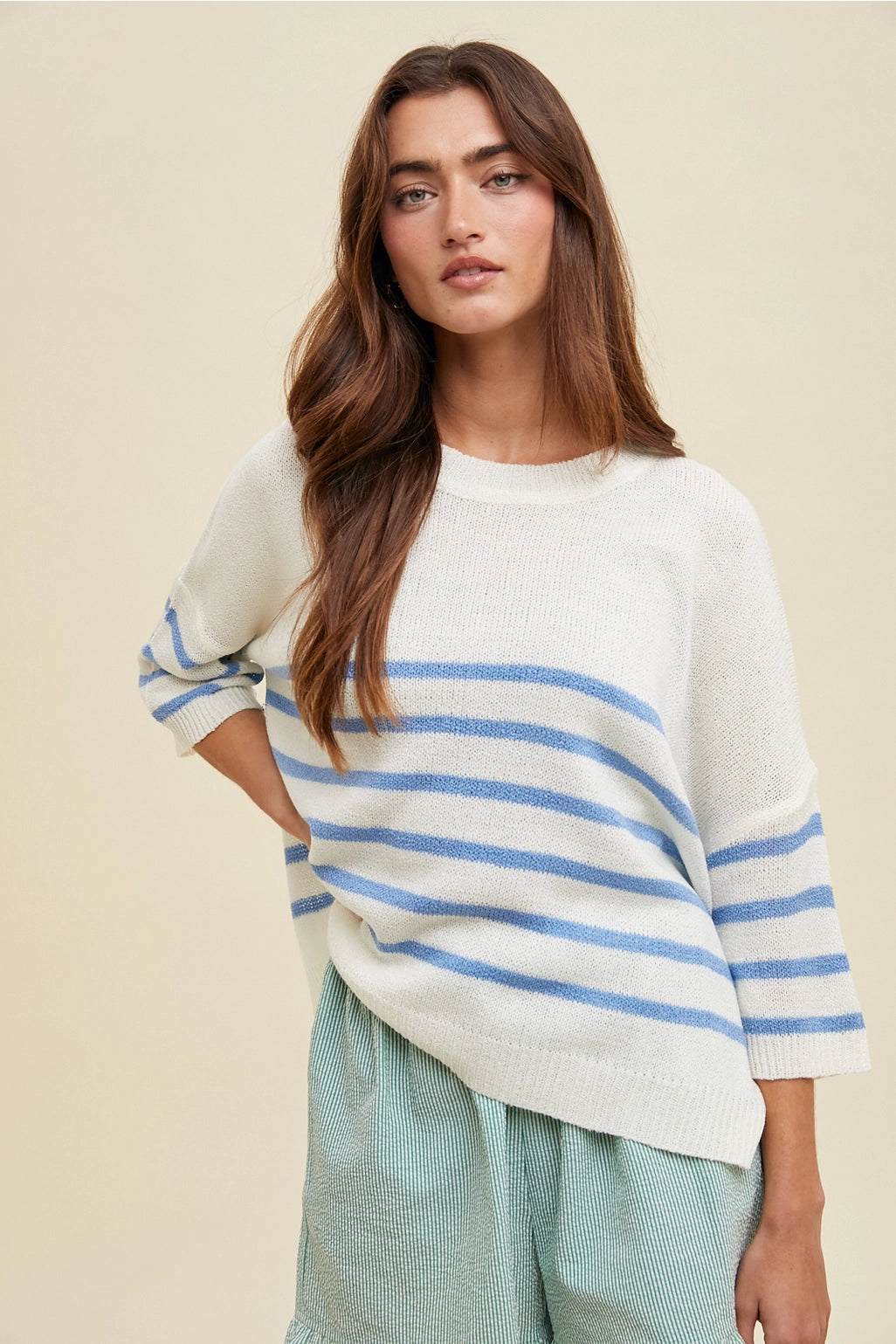 Striped Lightweight Sweater