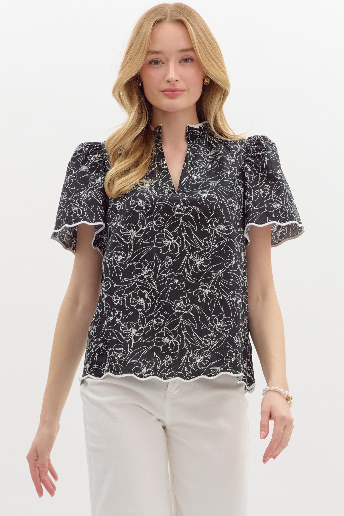 Short Sleeve Floral Shirt