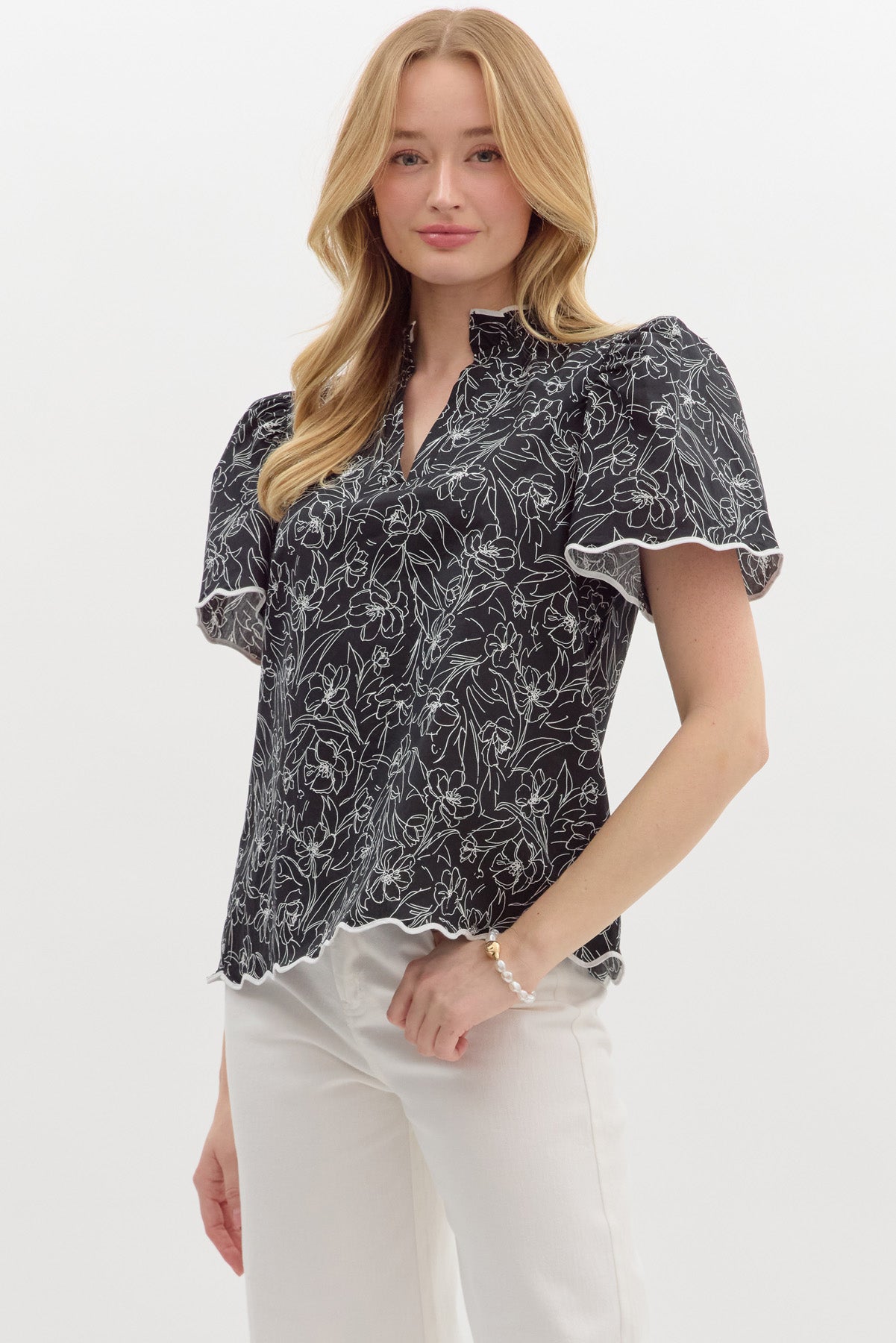 Short Sleeve Floral Shirt