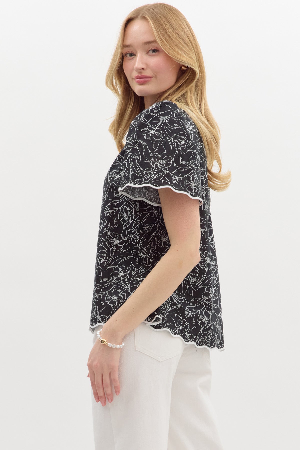 Short Sleeve Floral Shirt