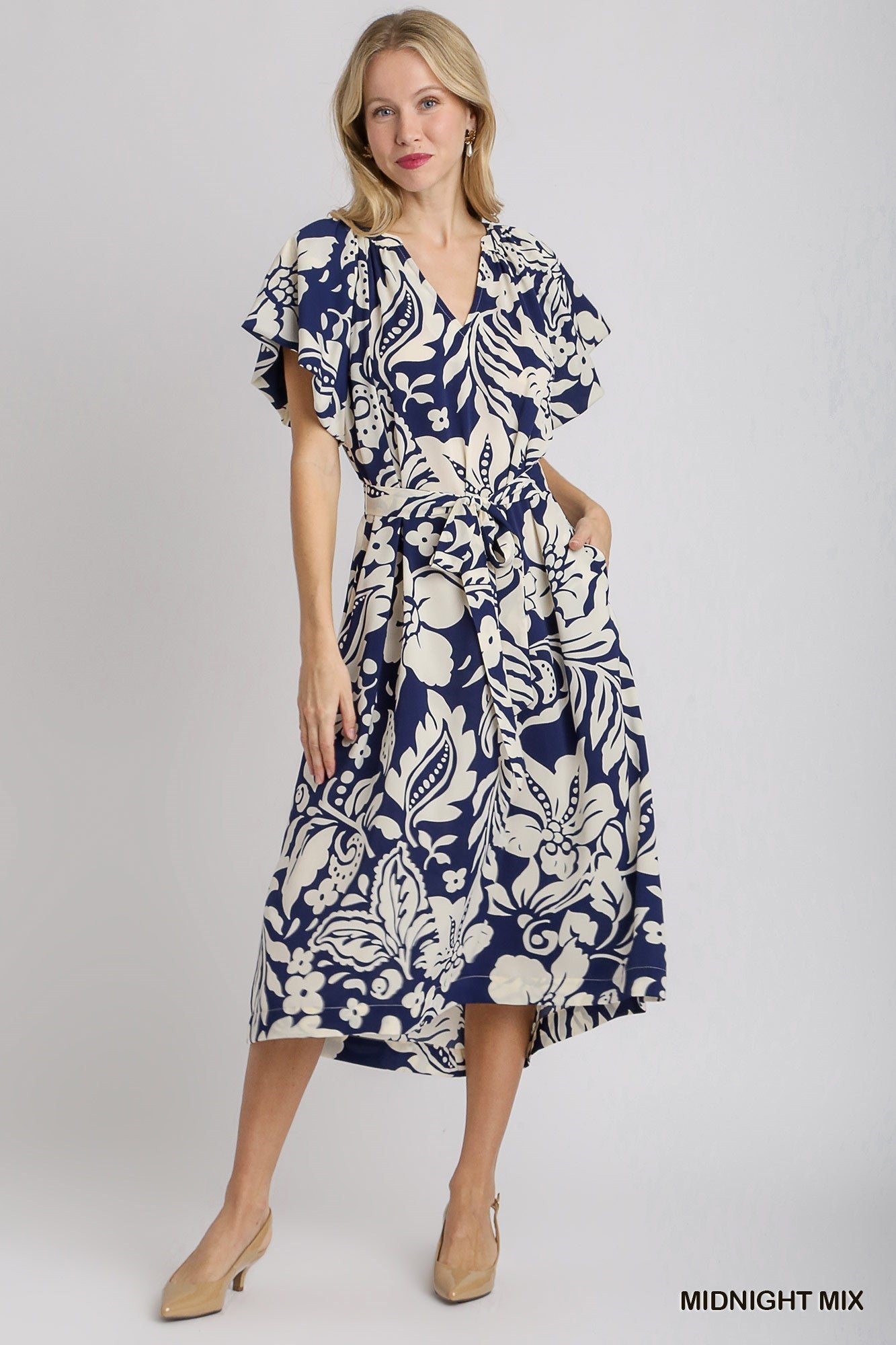 A-Line Midi Dress