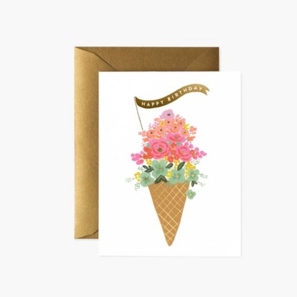 Ice Cream Birthday Card