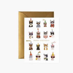 Cool Cats Birthday Card