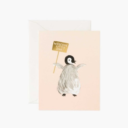 Welcome Penguin Card