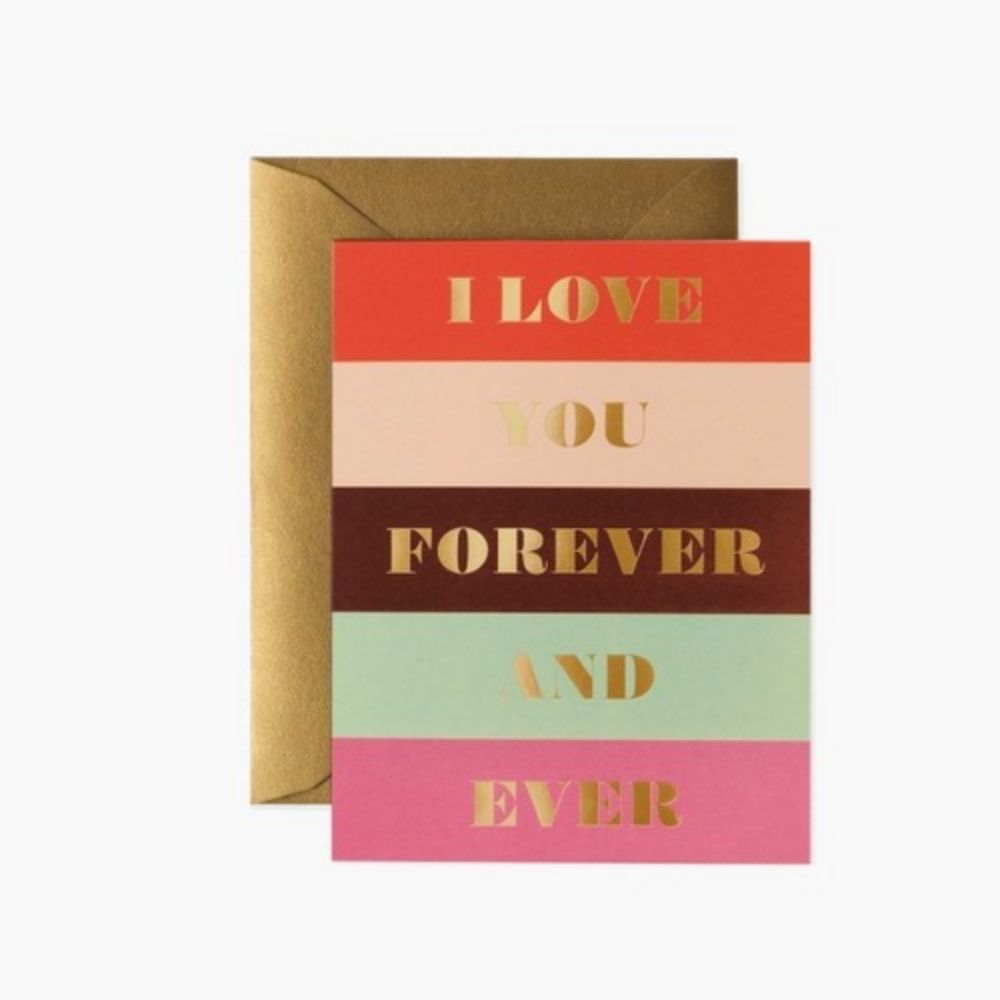 Color Block Love Card