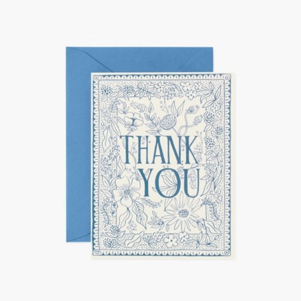 Delft Thank You Card