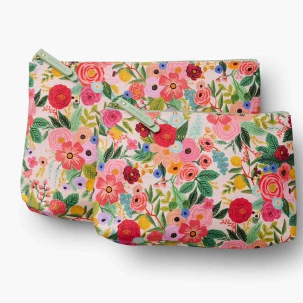 Garden Party Zippered Pouch