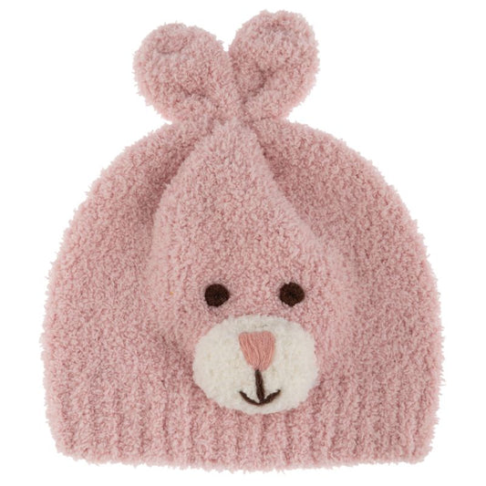 Pink Bunny Beanie