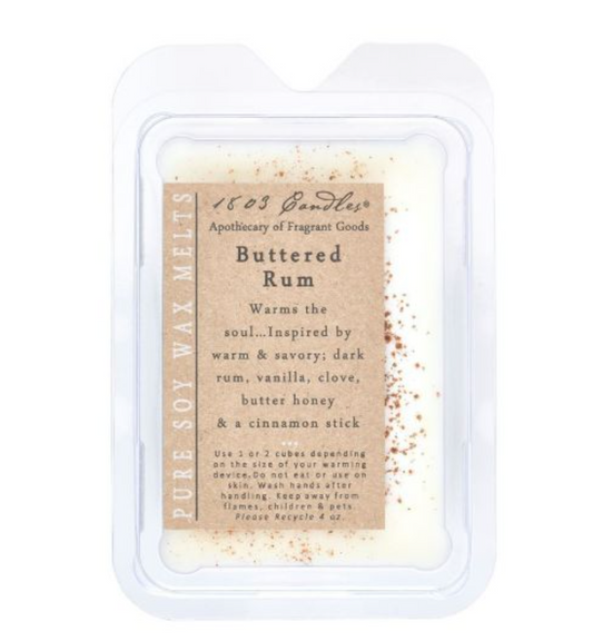 1803 Wax Melters - 4 oz. Pure Soy Wax - Buttered Rum