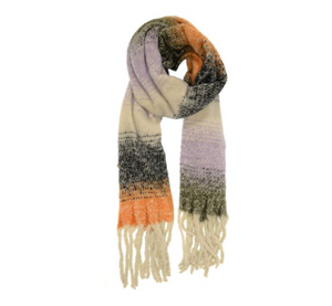 Speckled Ombre Fringe Scarf