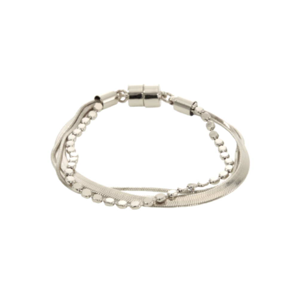 Silver Multi Chain Bracelet