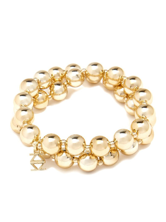 Shiny Beaded Stretch Bracelet