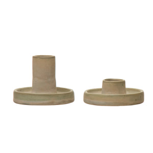 Stoneware Taper Holders