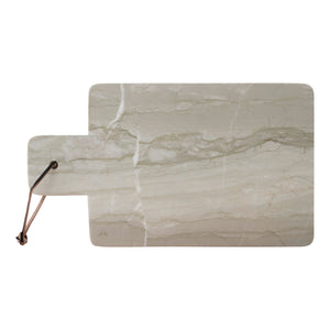 Marble Cheese/Cutting Board with Leather Tie and Handle
