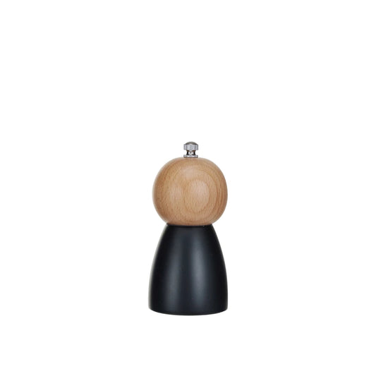 Two-Tone Rubberwood Salt/Pepper Mill (Small & Large)