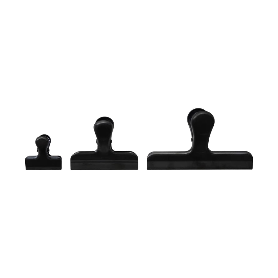 Stainless Steel Clips, Black