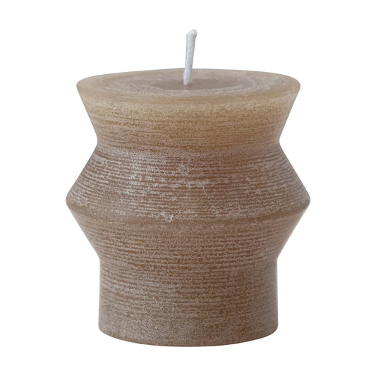 Unscented Totem Pillar Candle