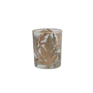 Tealight Holder with Leaves