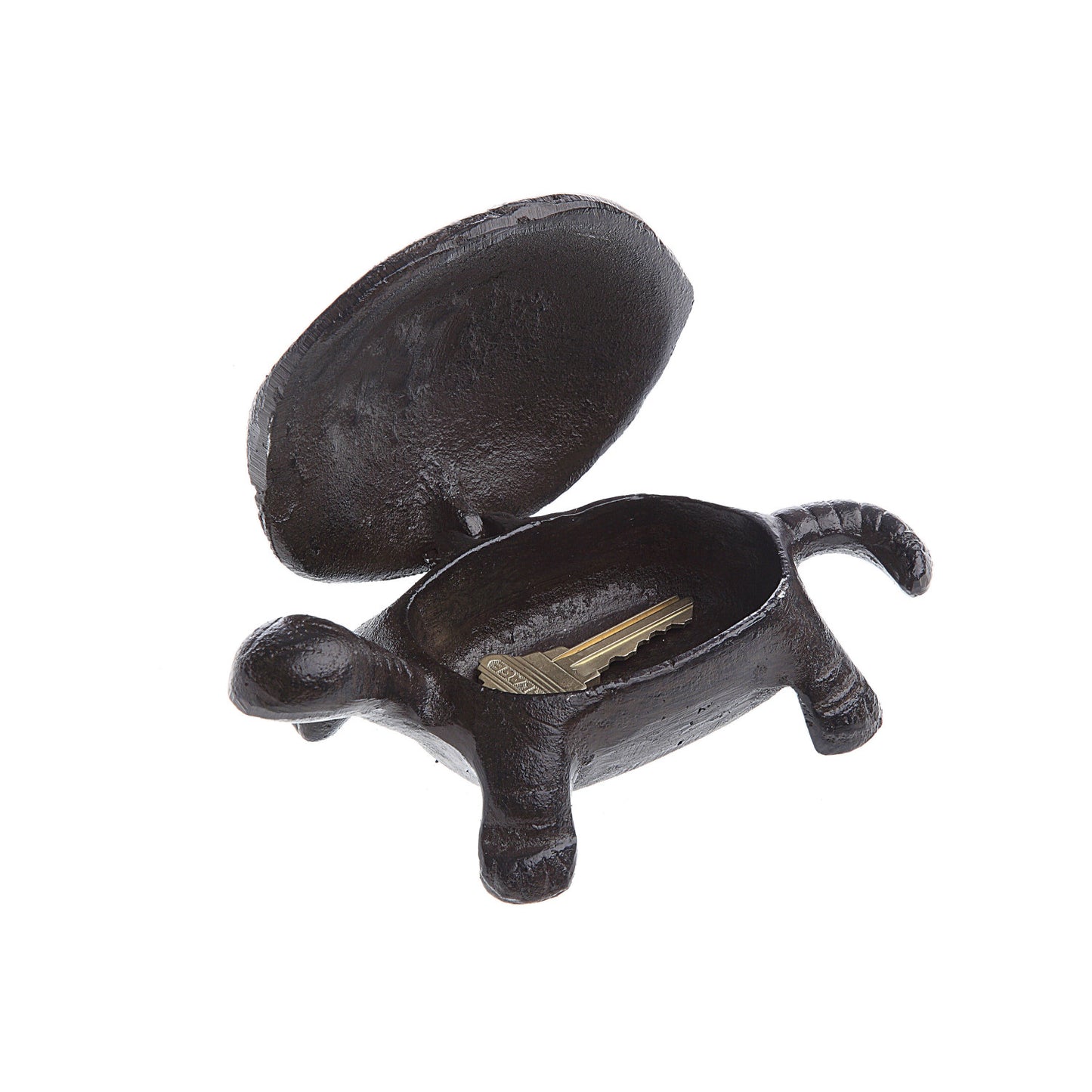 Decorative Cast Iron Turtle Key Box