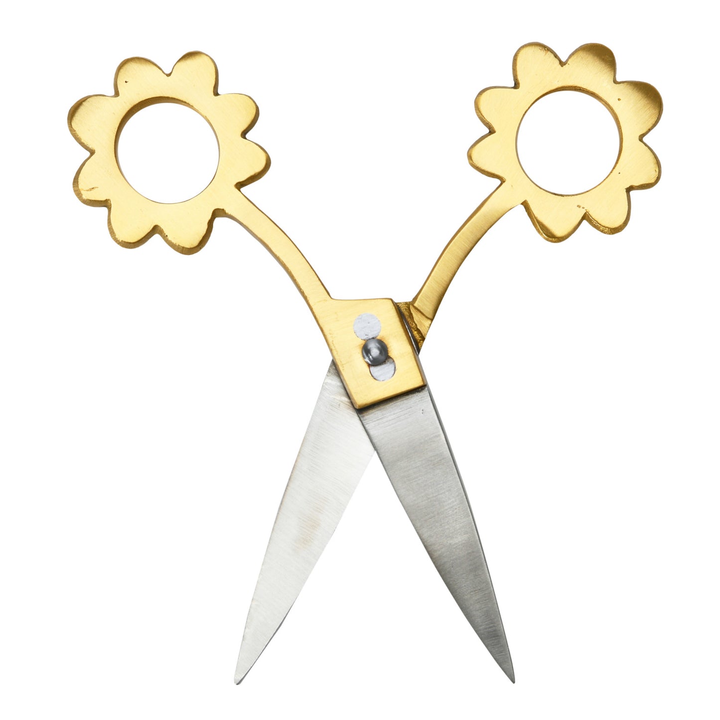 Scissors with Flower Shaped Handles