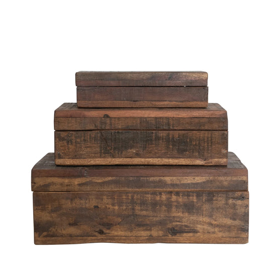 Reclaimed Wood Boxes