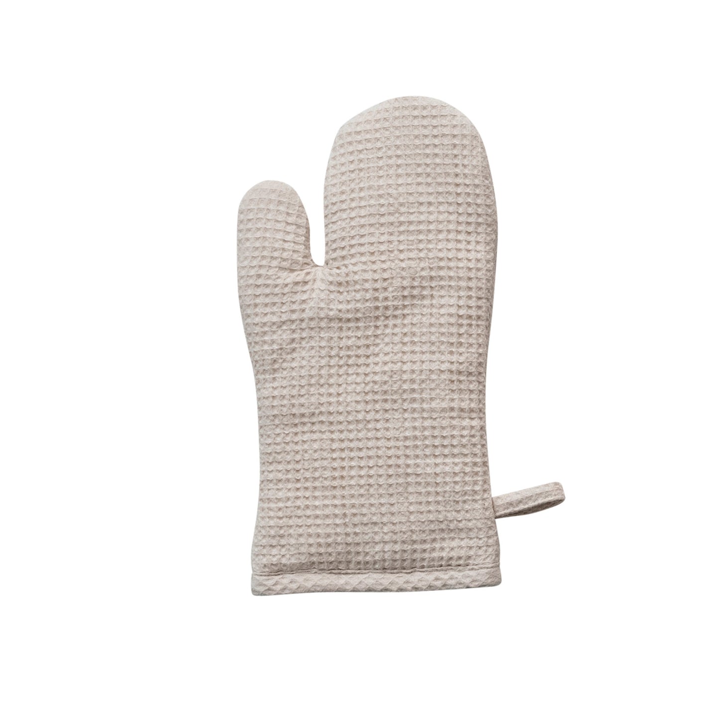 Woven Linen & Cotton Waffle Hot Mitt