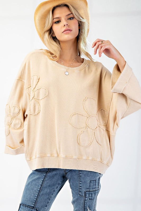 Floral Pullover (S-3X)