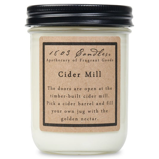 1803 Candle - Cider Mill 14 oz. Glass Jar