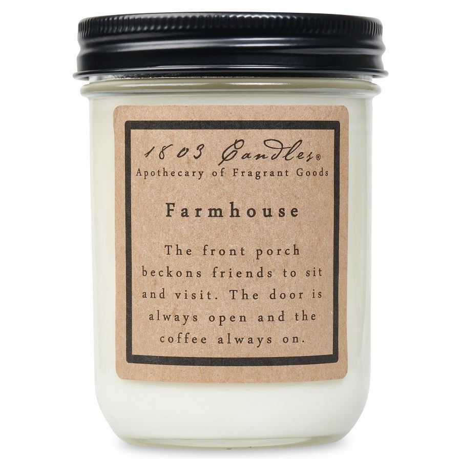 1803 Candle - Farmhouse - 14 oz. Glass Jar