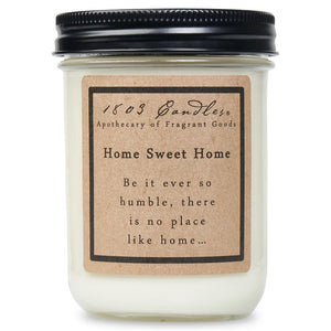 1803 Candle - Home Sweet Home - 14 oz. Glass Jar
