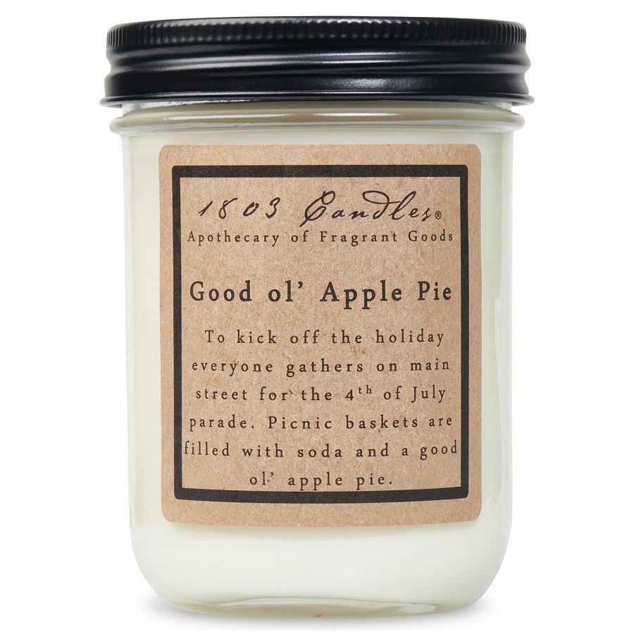 1803 Candle - Good Ol' Apple Pie - 14 oz. Glass Jar