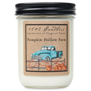 1803 Candle - Pumpkin Hollow Farm - 14 oz. Glass Jar