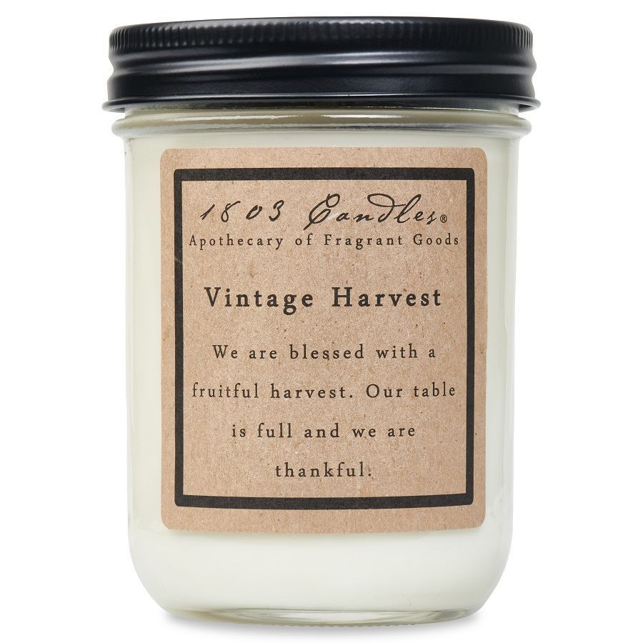 1803 Candle - Vintage Harvest - 14 oz. Glass Jar