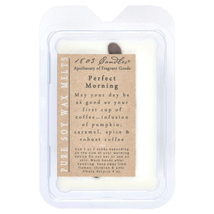 1803 Wax Melters - Perfect Morning - 4 oz. Pure Soy Wax