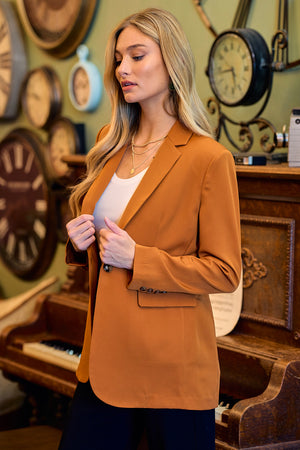 Fitted Blazer with Pockets