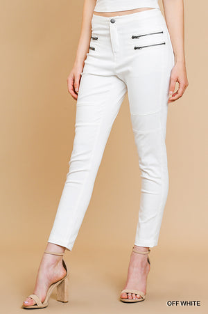 Skinny Moto Pant with Zip Pockets