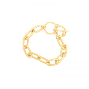 Oval Link Chain Toggle Bracelet